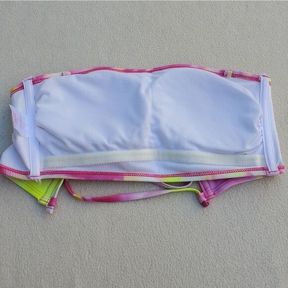 Xhilaration tube top and high waist cheeky bottoms tie dye bikini - Picture 5 of 10